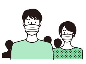 検温中のカメラ画像