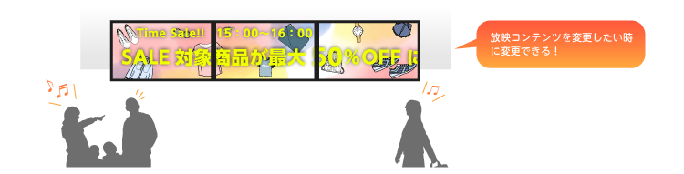 リアルタイムな情報発信